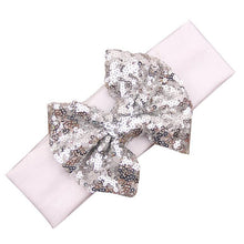 Fashion Elastic Children Baby Girls Headband Cute Sequins Bow Baby Girl Hair Accessories Fastshipping J4U66