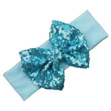 Fashion Elastic Children Baby Girls Headband Cute Sequins Bow Baby Girl Hair Accessories Fastshipping J4U66
