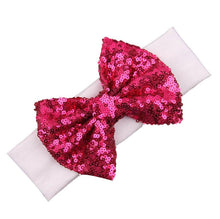 Fashion Elastic Children Baby Girls Headband Cute Sequins Bow Baby Girl Hair Accessories Fastshipping J4U66