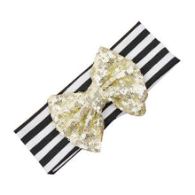 Fashion Elastic Children Baby Girls Headband Cute Sequins Bow Baby Girl Hair Accessories Fastshipping J4U66