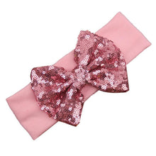 Fashion Elastic Children Baby Girls Headband Cute Sequins Bow Baby Girl Hair Accessories Fastshipping J4U66
