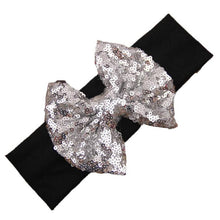 Fashion Elastic Children Baby Girls Headband Cute Sequins Bow Baby Girl Hair Accessories Fastshipping J4U66