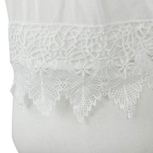 Fashion Sexy Women Boho Lace White Shirt Off Shoulder Crop Tee Shirt Tops  J4U66