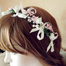 Fashion Wedding Bridesmaid Boho Floral Flower Festival Forehead Headband Hair Garland J4U66