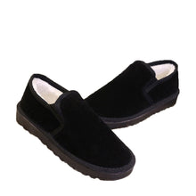 Fashion Women Boots Flat Ankle Fur Lined Warm Snow Breathable Shoes Lazy shoes Big Size 35-43 Drop Shipping J4U66