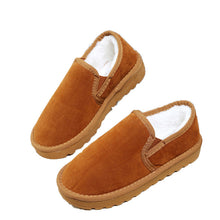 Fashion Women Boots Flat Ankle Fur Lined Warm Snow Breathable Shoes Lazy shoes Big Size 35-43 Drop Shipping J4U66