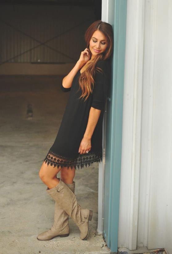Fashion Women Casual Hem Lace Splice Long Sleeve Party Dress Sexy Bodycon Evening Mini Dress Vestidos Plus Size J4U66