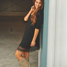 Fashion Women Casual Hem Lace Splice Long Sleeve Party Dress Sexy Bodycon Evening Mini Dress Vestidos Plus Size J4U66
