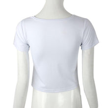 Fashion Women Letter Print Shirts Cotton Short Sleeve T Shirts Tops Slim Bodycon Harajuku Camisetas J4U66