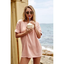 Tops Short Sleeve Plus Size Solid Color T-Shirt Women T Shirts Tee Femme Loose Casual Tshirt J4U66