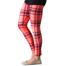Fashion Comfortable Women Skinny Stretchy Casual Plaid Printed Leggings  J4U66