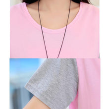 Nursing Clothes Pregnant for Women Maternity Patchwork Breastfeeding lactating Cotton Dress J4U66