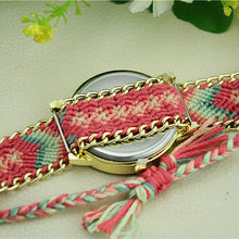 Women Dreamcatcher Friendship Watches Braid Dress Bracelet Watches J4U66