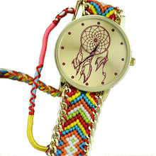 Women Dreamcatcher Friendship Watches Braid Dress Bracelet Watches J4U66