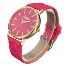 Women Fashion Casual Roman Leather Band Analog Quartz Wrist Watch Watches J4U66