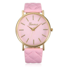 Women Fashion Casual Roman Leather Band Analog Quartz Wrist Watch Watches J4U66