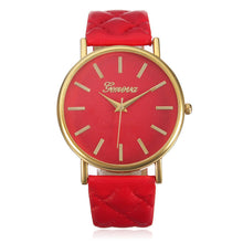 Women Fashion Casual Roman Leather Band Analog Quartz Wrist Watch Watches J4U66