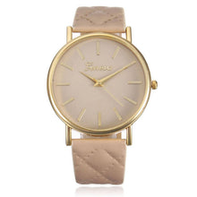 Women Fashion Casual Roman Leather Band Analog Quartz Wrist Watch Watches J4U66
