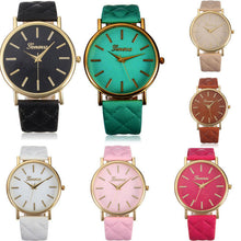 Women Fashion Casual Roman Leather Band Analog Quartz Wrist Watch Watches J4U66