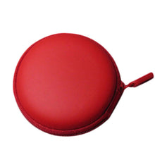 Colourful Portable Mini Round Hard Storage Case Bag for Earphone Headphone SD TF Cards Keys J4U66