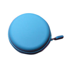 Colourful Portable Mini Round Hard Storage Case Bag for Earphone Headphone SD TF Cards Keys J4U66