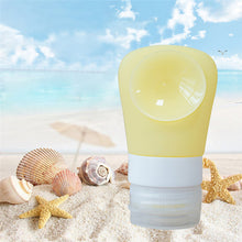 Makeup Refillable Bottles 38ml/60ml/90ml Travel Packing Ssilicone Press Bottles Set Lotion Shampoo Bath Container J4U66