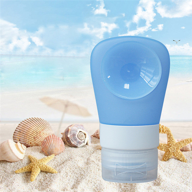 Makeup Refillable Bottles 38ml/60ml/90ml Travel Packing Ssilicone Press Bottles Set Lotion Shampoo Bath Container J4U66