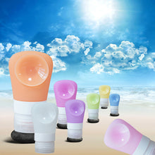 Makeup Refillable Bottles 38ml/60ml/90ml Travel Packing Ssilicone Press Bottles Set Lotion Shampoo Bath Container J4U66