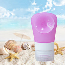 Makeup Refillable Bottles 38ml/60ml/90ml Travel Packing Ssilicone Press Bottles Set Lotion Shampoo Bath Container J4U66
