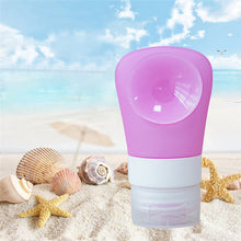Makeup Refillable Bottles 38ml/60ml/90ml Travel Packing Ssilicone Press Bottles Set Lotion Shampoo Bath Container J4U66