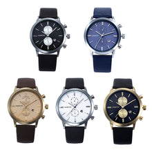 FashionFashion Men Casual Waterproof Date Leather Military Japan Watch Gift  J4U66