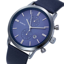FashionFashion Men Casual Waterproof Date Leather Military Japan Watch Gift  J4U66