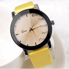 Fashion Neutral Leisure Letters Motion Simulation Of Electronic Quartz Watch & J4U66