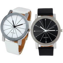 Fashion Luxury Men Quartz Dial Clock PU Leather Wrist Watch  J4U66