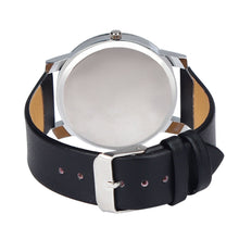 Fashion Luxury Men Quartz Dial Clock PU Leather Wrist Watch  J4U66