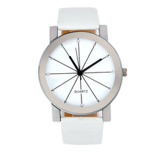 Fashion Luxury Men Quartz Dial Clock PU Leather Wrist Watch  J4U66