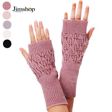 Amazing Wrist Length Women Knitted Fringe Warm Gloves  J4U66