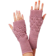 Amazing Wrist Length Women Knitted Fringe Warm Gloves  J4U66