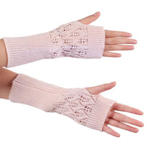Amazing Wrist Length Women Knitted Fringe Warm Gloves  J4U66