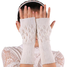 Amazing Wrist Length Women Knitted Fringe Warm Gloves  J4U66