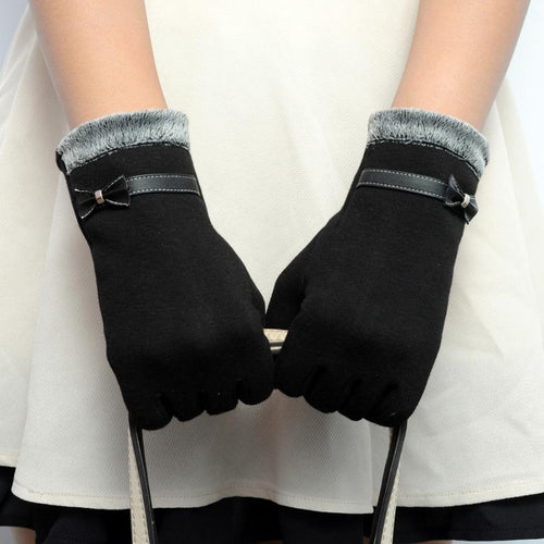 Brand Fashion Womens Screen Wrist Gloves Mittens For Women Warm Gloves J4U66