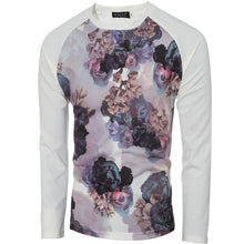 Compression Shirt Men Casual Shirts Long Sleeve Loose Printing Tops T-shirt Tees Shirts J4U66