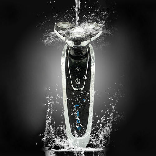 Deluxe Rotary Men's 4D Washable Cordless Electric Shaver Razor Rechargeable Wholes J4U66