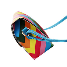 Design Rainbow Chain Of Small Square Package women bag messenger bags Flap bolsos spanish Lucky 3 Colors J4U66