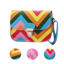 Design Rainbow Chain Of Small Square Package women bag messenger bags Flap bolsos spanish Lucky 3 Colors J4U66