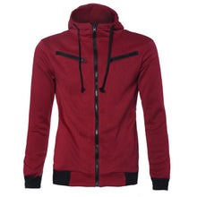 Details Men's Stylish Slim Fit Warm Hooded Sweatshirt Zipper Coat Jacket Outwear J4U66