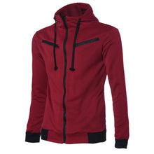 Details Men's Stylish Slim Fit Warm Hooded Sweatshirt Zipper Coat Jacket Outwear J4U66