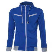 Details Men's Stylish Slim Fit Warm Hooded Sweatshirt Zipper Coat Jacket Outwear J4U66