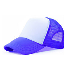 Fashion 8 Colors Mesh Baseball Cap Hat Blank Curved Visor Hat Adjustable Pure Color Tops Hats ing J4U66