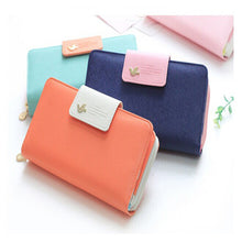 Fashion Birds Clutch Wallet Leather Case Long Zip Button Card Purse Handbag Wallet Credit Card Holder Bag J4U66